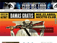 Tablet Screenshot of clubdellobo.com.ar